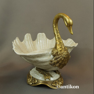 Patera łabędź luksusowy prezent ślubny komplet 2 szt  Patera łabędź luksusowy prezent ślubny komplet 2 szt