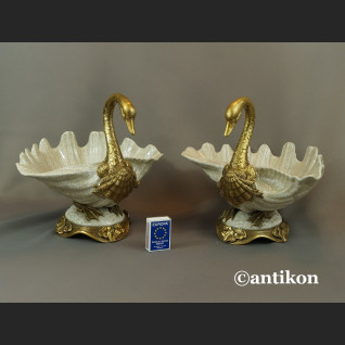 Patera łabędź luksusowy prezent ślubny komplet 2 szt  Patera łabędź luksusowy prezent ślubny komplet 2 szt