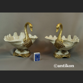 Patera łabędź luksusowy prezent ślubny komplet 2 szt  Patera łabędź luksusowy prezent ślubny komplet 2 szt