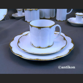 Serwis Rosenthal Monbijou biało złoty Serwis Rosenthal Monbijou biało złoty
