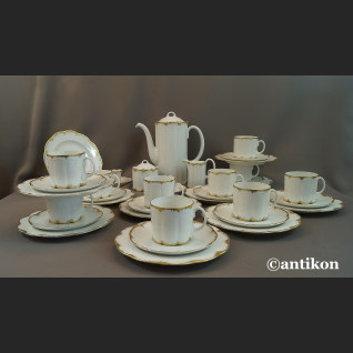 Serwis Rosenthal Monbijou biało złoty Serwis Rosenthal Monbijou biało złoty