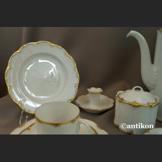 Serwis Rosenthal Monbijou biało złoty Serwis Rosenthal Monbijou biało złoty
