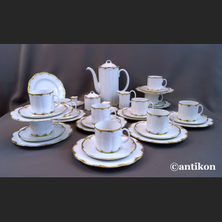 Serwis Rosenthal Monbijou biało złoty Serwis Rosenthal Monbijou biało złoty