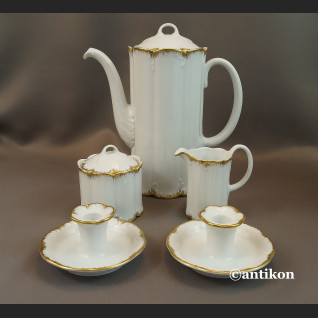 Serwis Rosenthal Monbijou biało złoty Serwis Rosenthal Monbijou biało złoty