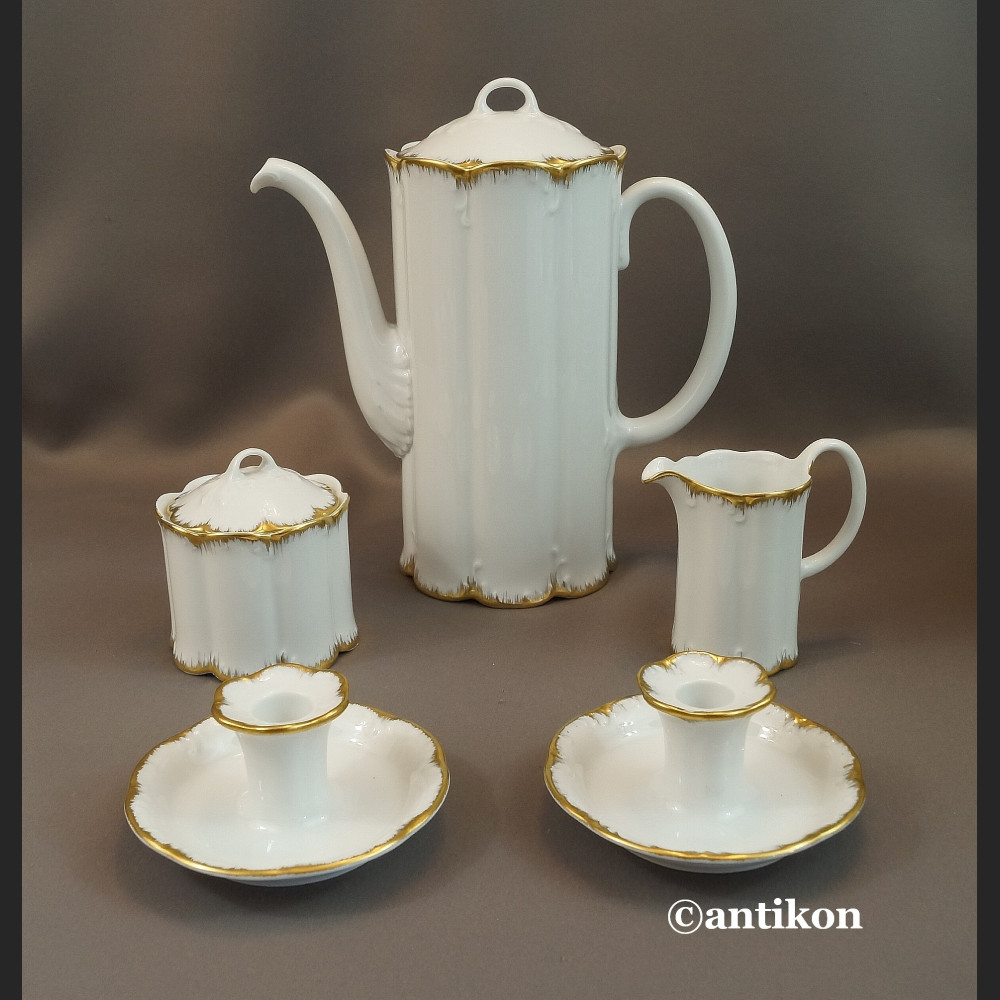 Serwis Rosenthal Monbijou biało złoty Serwis Rosenthal Monbijou biało złoty