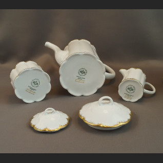 Serwis Rosenthal Monbijou biało złoty Serwis Rosenthal Monbijou biało złoty