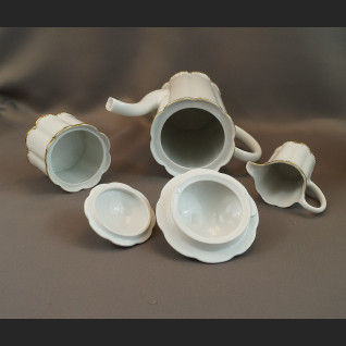 Serwis Rosenthal Monbijou biało złoty Serwis Rosenthal Monbijou biało złoty