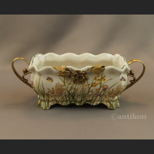 Żardiniera na kwiaty wzór łączka 