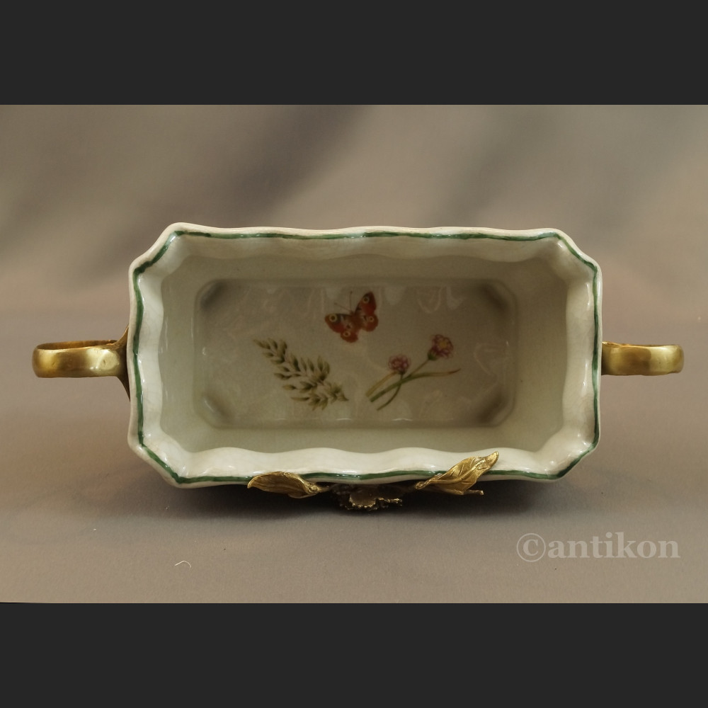 Żardiniera na kwiaty wzór łączka 