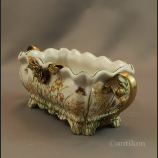 Żardiniera na kwiaty wzór łączka 