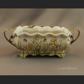 Żardiniera na kwiaty wzór łączka 