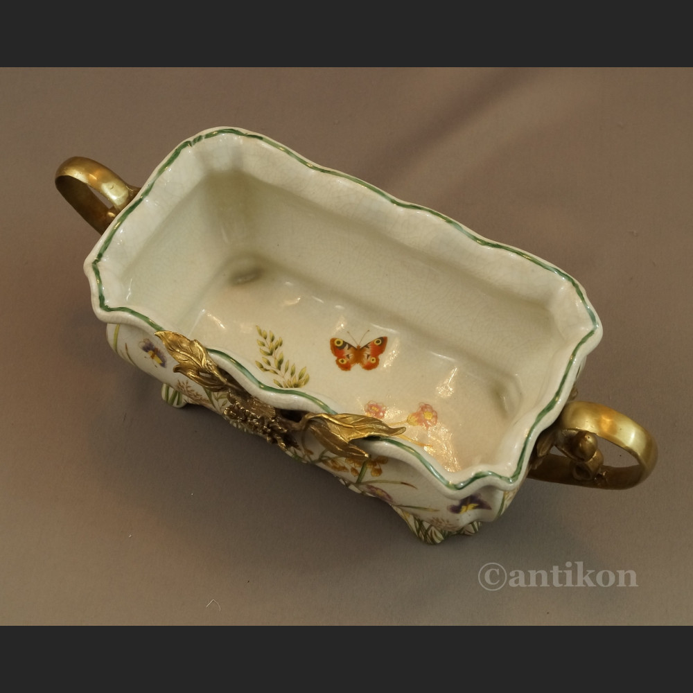 Żardiniera na kwiaty wzór łączka 