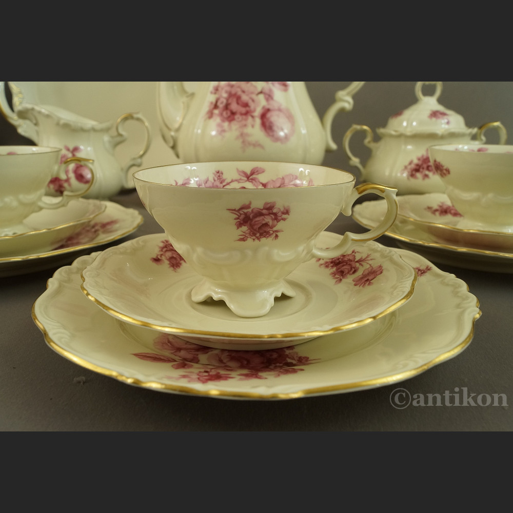Stary serwis do kawy bawarska porcelana Edelstein Stary serwis do kawy bawarska porcelana Edelstein