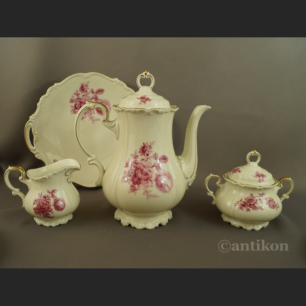 Stary serwis do kawy bawarska porcelana Edelstein Stary serwis do kawy bawarska porcelana Edelstein