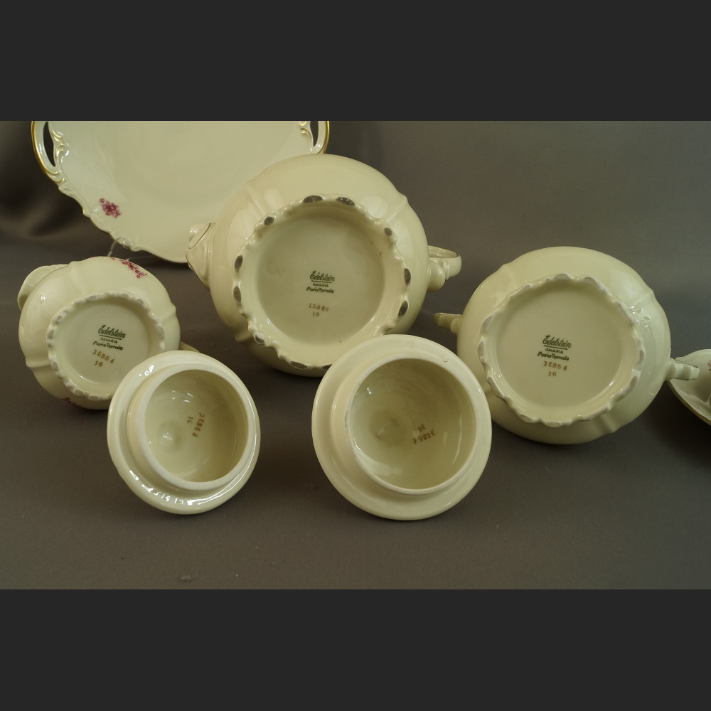 Stary serwis do kawy bawarska porcelana Edelstein Stary serwis do kawy bawarska porcelana Edelstein