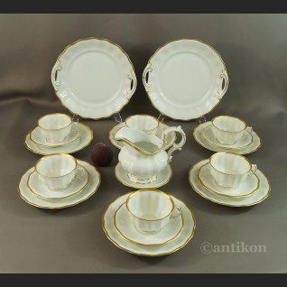 Filiżanki Furstenberg biała porcelana 