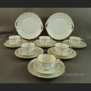 Filiżanki Furstenberg biała porcelana 