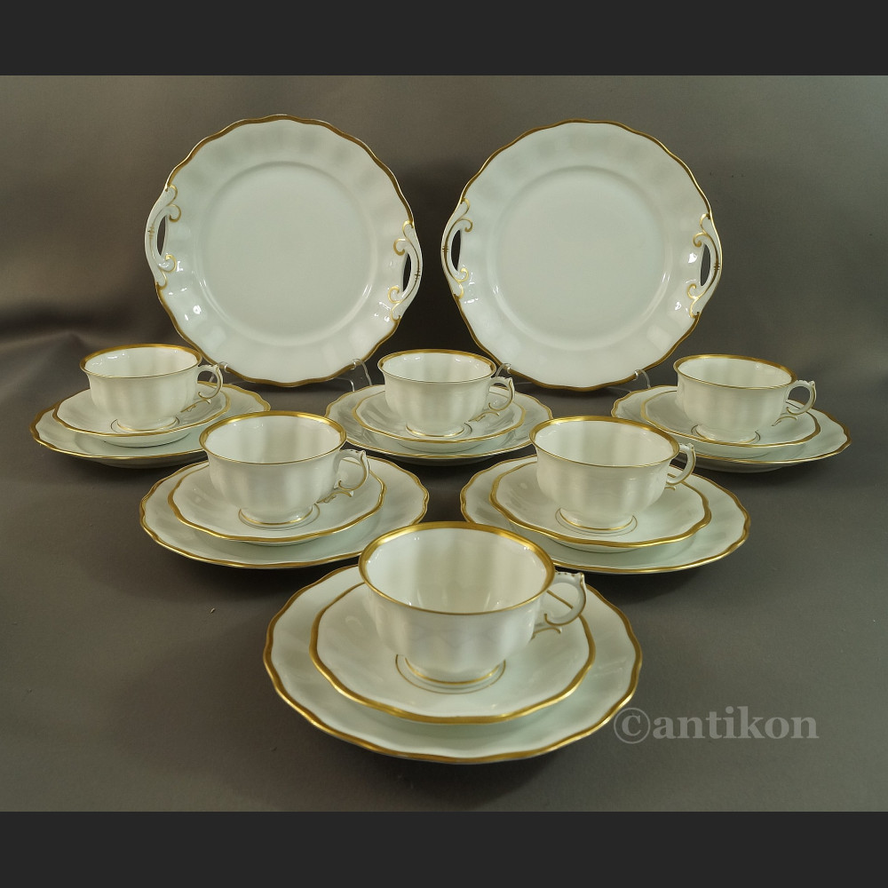 Filiżanki Furstenberg biała porcelana 