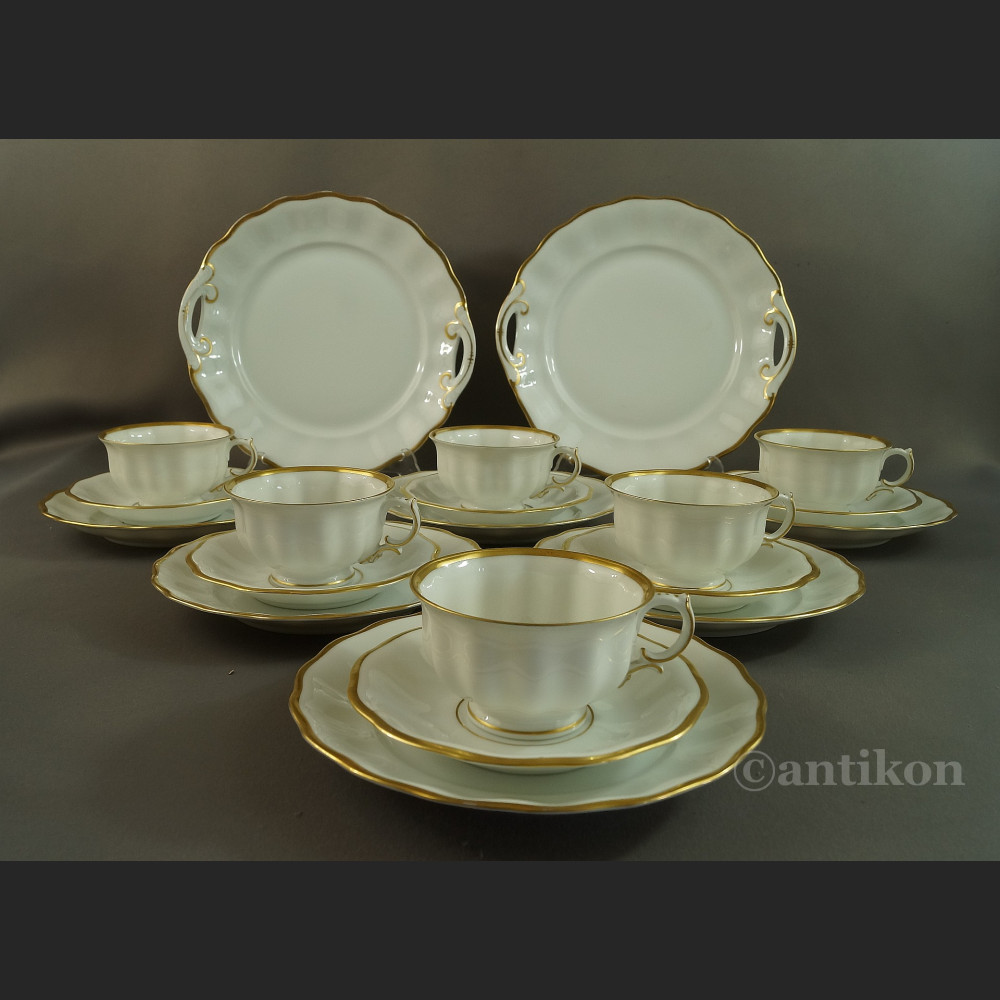 Filiżanki Furstenberg biała porcelana 