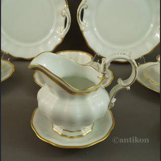 Filiżanki Furstenberg biała porcelana 