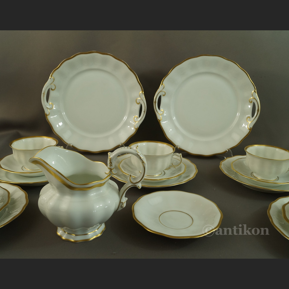 Filiżanki Furstenberg biała porcelana 