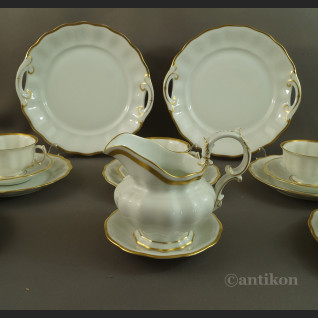 Filiżanki Furstenberg biała porcelana 