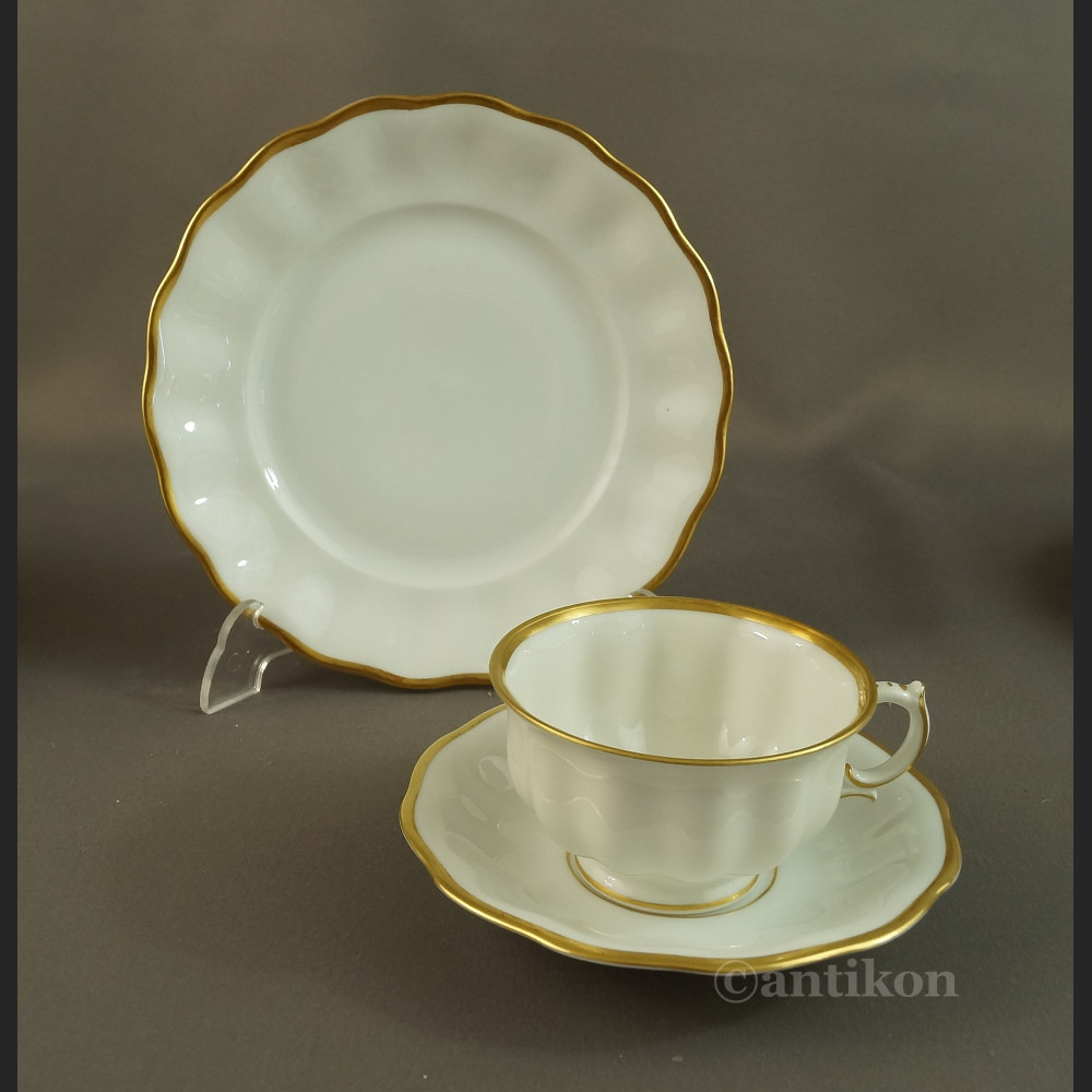 Filiżanki Furstenberg biała porcelana 