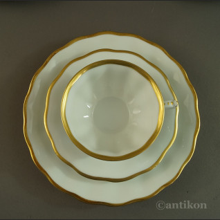 Filiżanki Furstenberg biała porcelana 