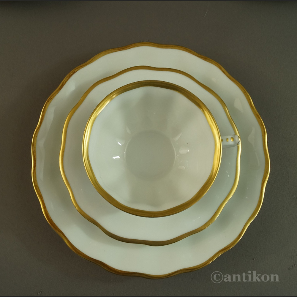 Filiżanki Furstenberg biała porcelana 