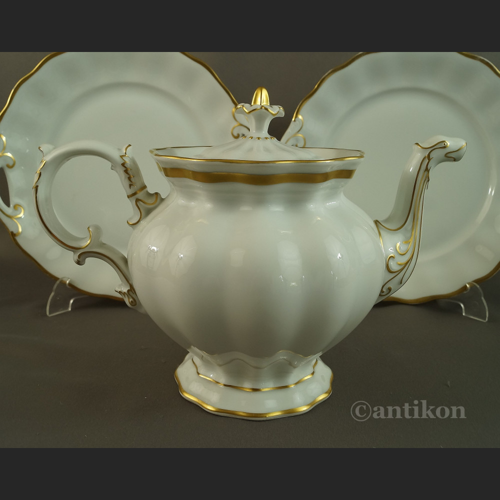 Filiżanki Furstenberg biała porcelana 