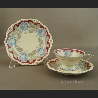 Porcelana na prezent zabytkowe różane trio  Porcelana na prezent zabytkowe różane trio