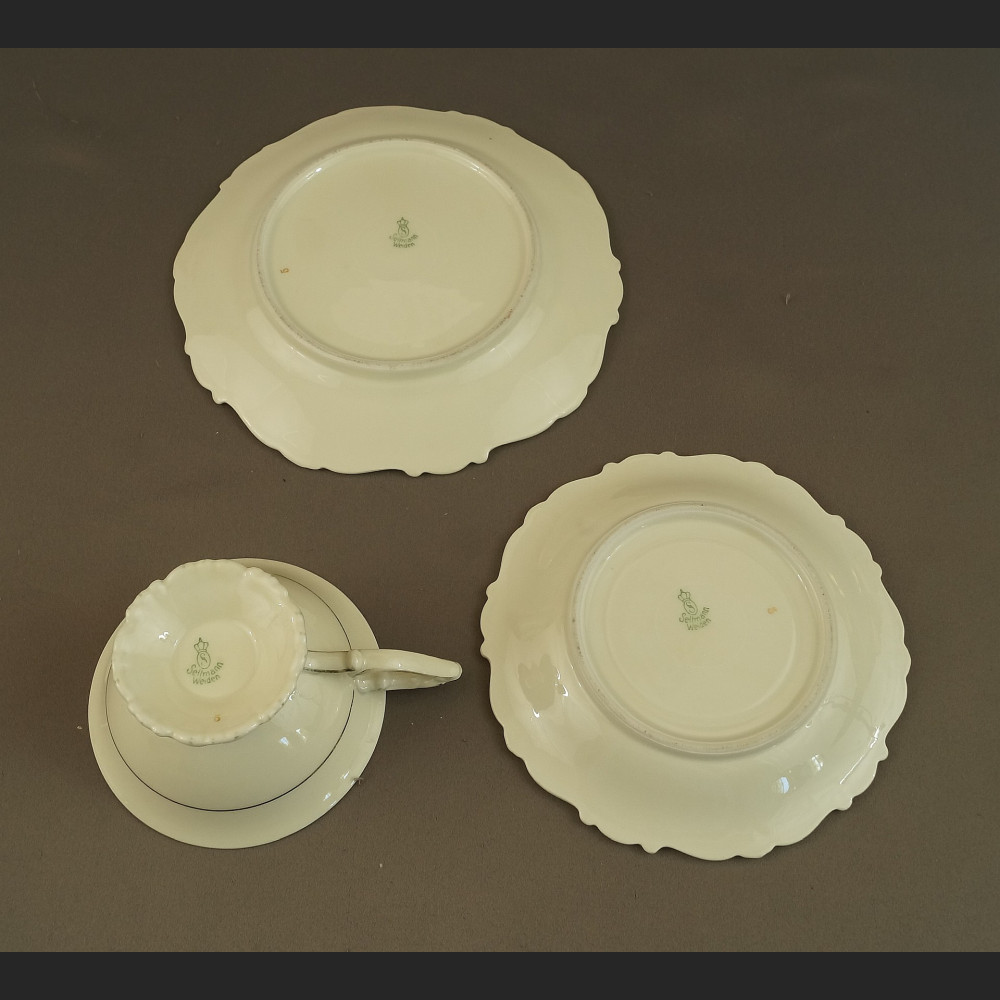 Porcelana na prezent zabytkowe różane trio  Porcelana na prezent zabytkowe różane trio