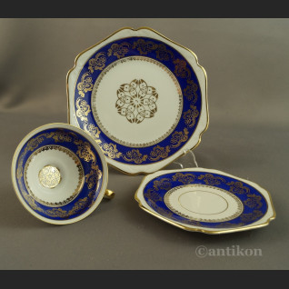 Stara filiżanka porcelanowe trio Bawaria  Stara filiżanka porcelanowe trio Bawaria