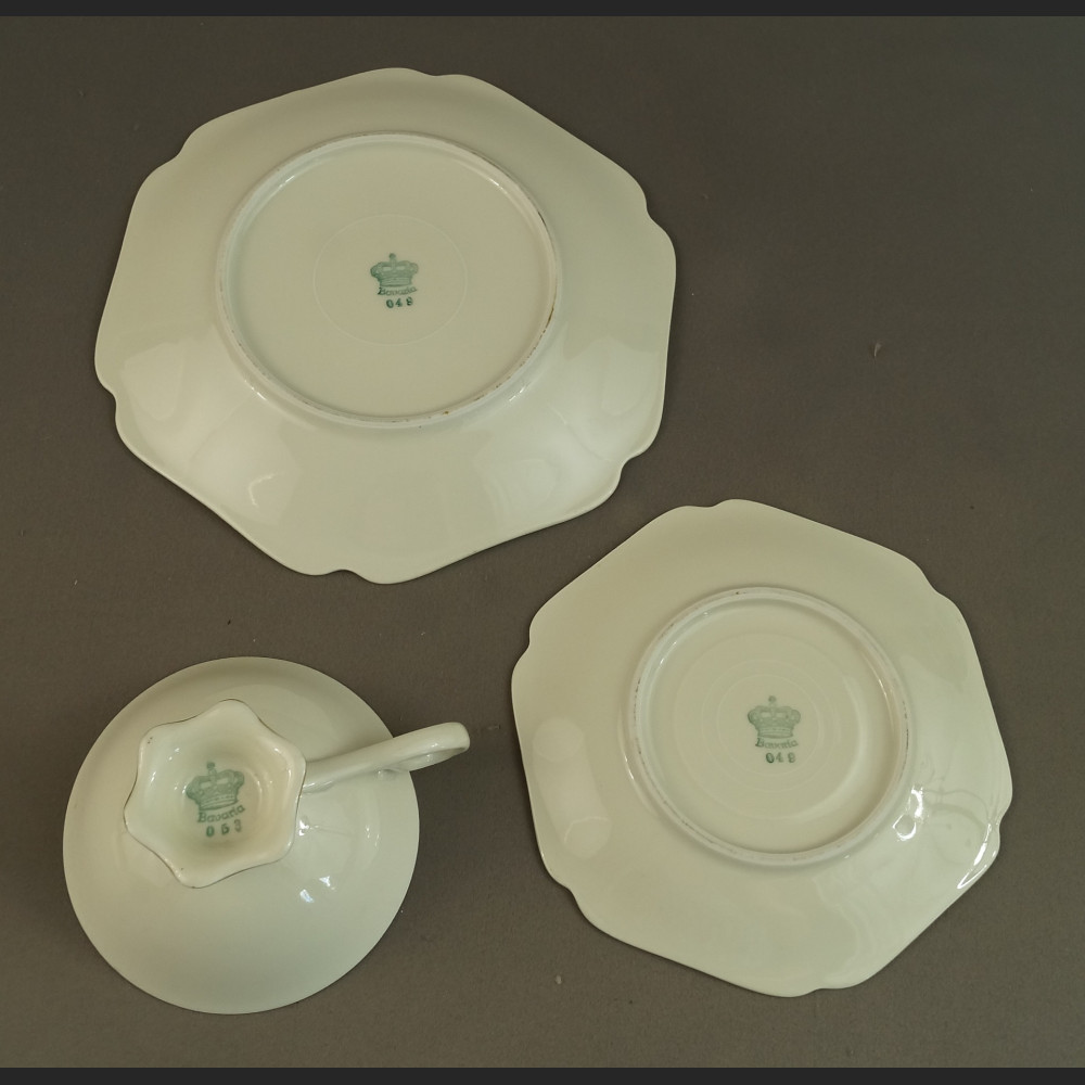 Stara filiżanka porcelanowe trio Bawaria  Stara filiżanka porcelanowe trio Bawaria
