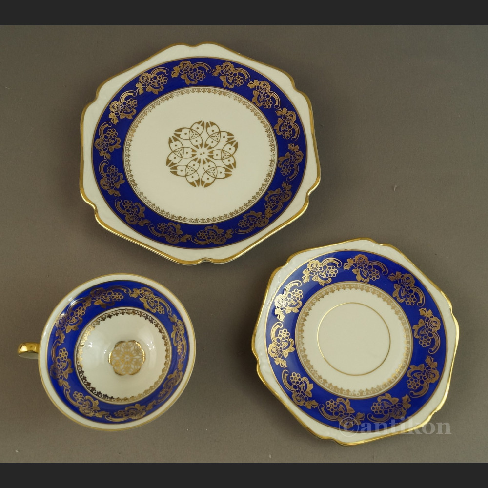 Stara filiżanka porcelanowe trio Bawaria  Stara filiżanka porcelanowe trio Bawaria