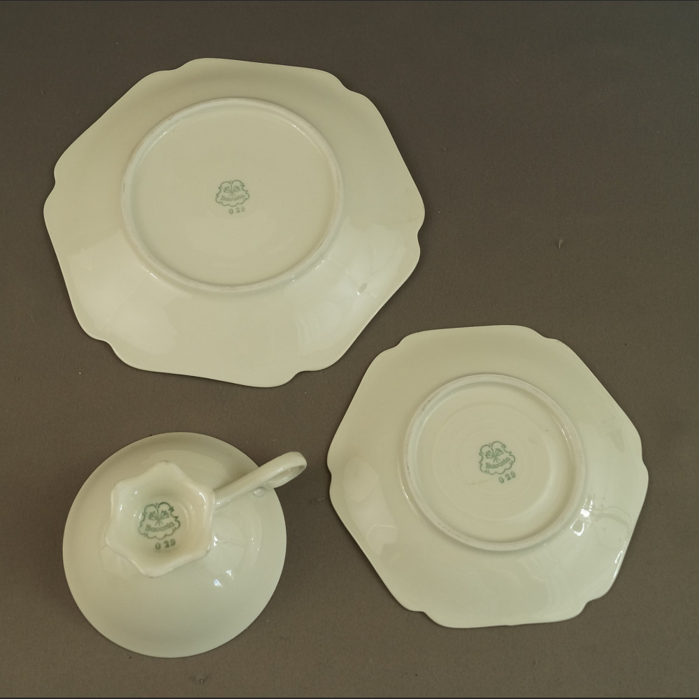 Porcelanowe trio stara Bawaria antyki 