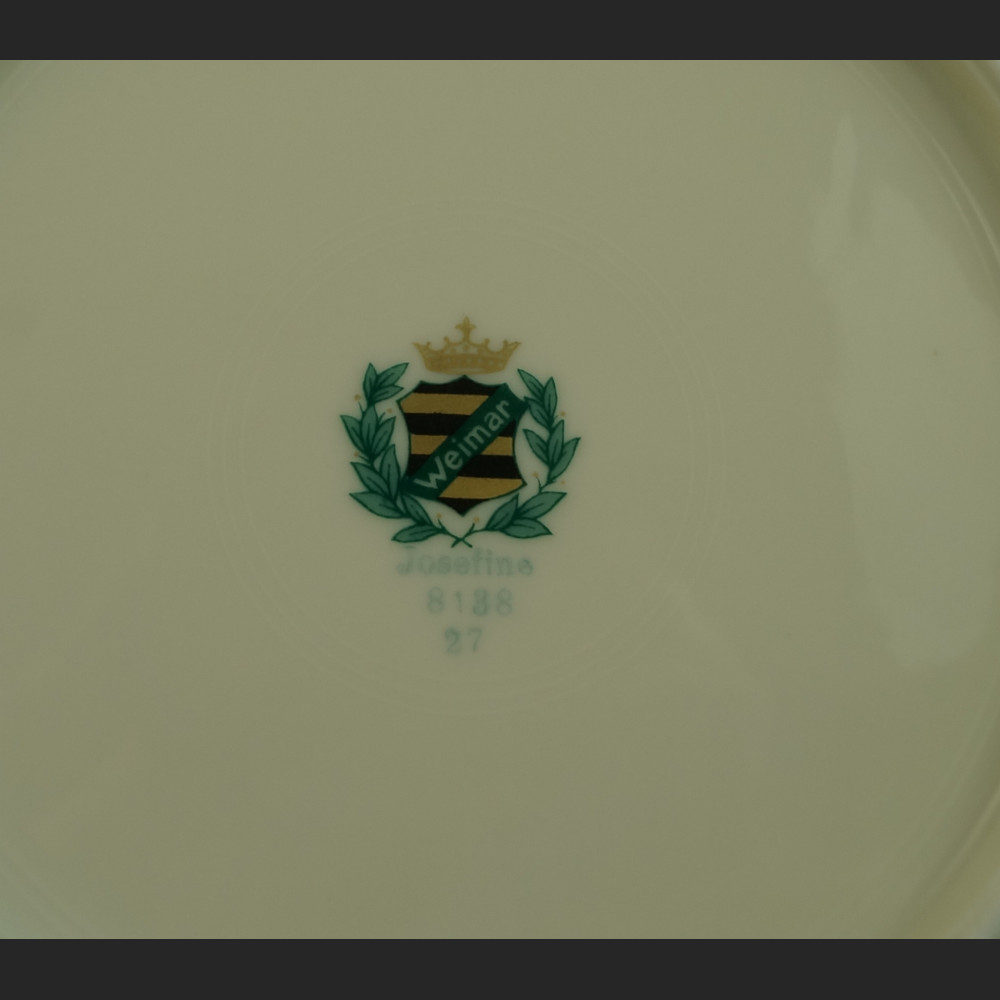 Talerze deserowe kość słoniowa porcelana z Turyngii Talerze deserowe kość słoniowa porcelana z Turyngii