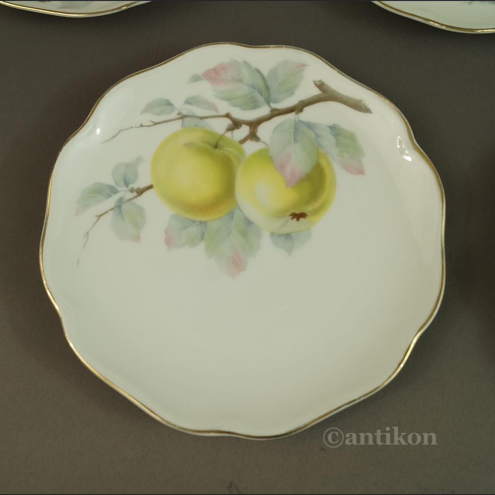 Talerze porcelanowe z owocami Rosenthal 1901r 