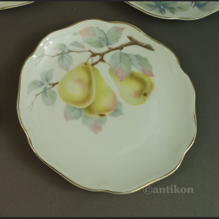 Talerze porcelanowe z owocami Rosenthal 1901r 