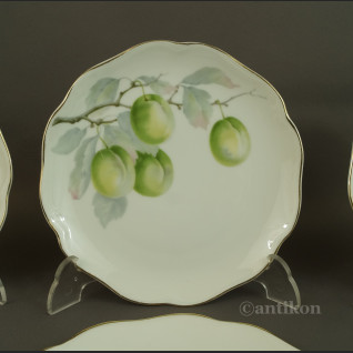 Talerze porcelanowe z owocami Rosenthal 1901r 