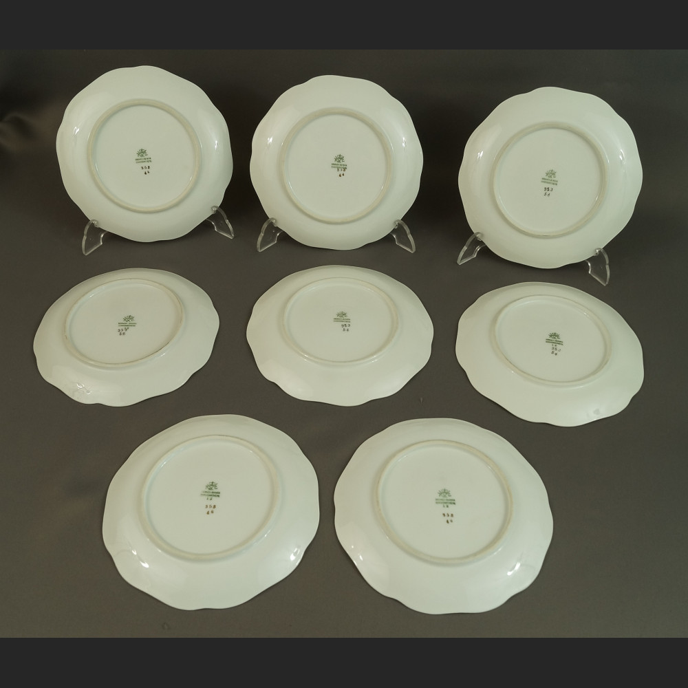 Talerze porcelanowe z owocami Rosenthal 1901r 