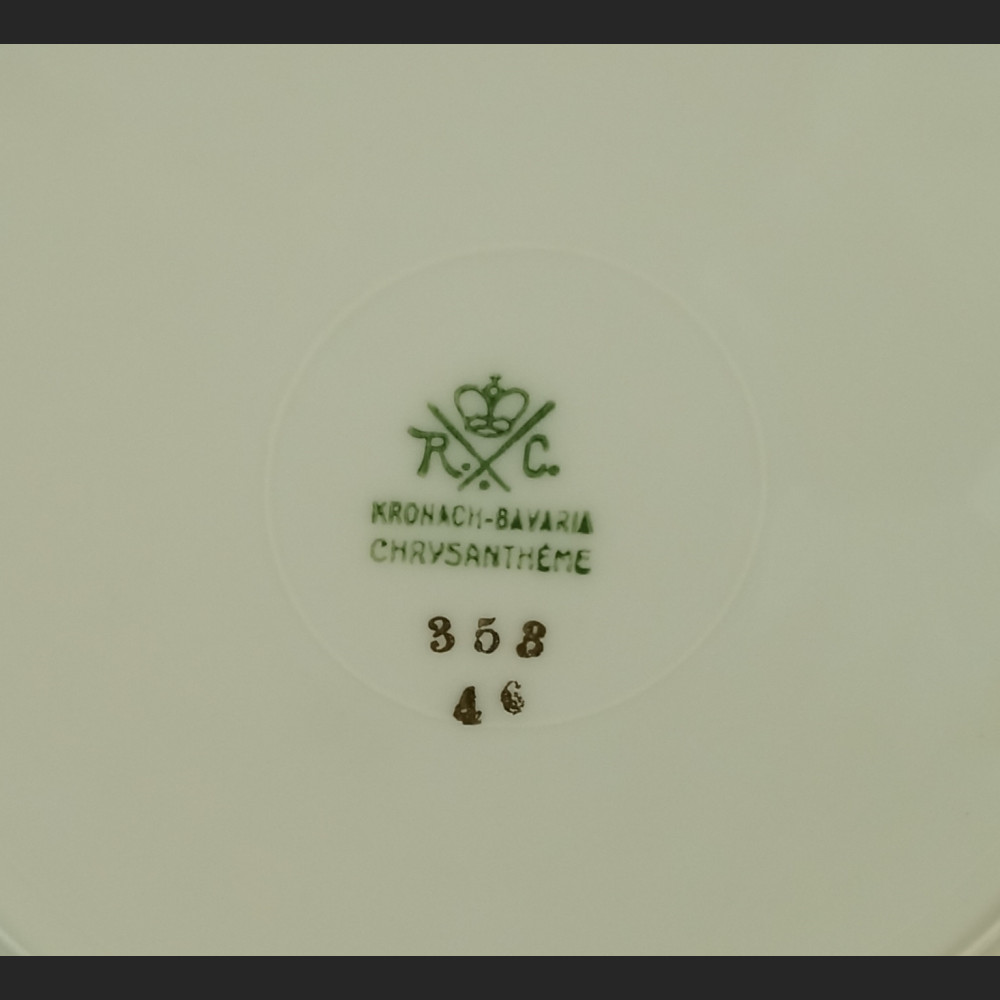 Talerze porcelanowe z owocami Rosenthal 1901r 