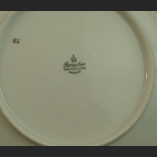 Talerze z owocami stara bawarska porcelana 