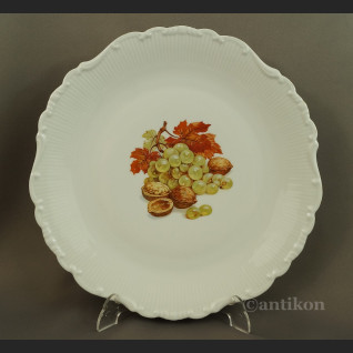 Talerze z owocami stara bawarska porcelana 