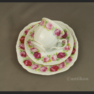 Różana filiżanka tro bawarska porcelana Różana filiżanka tro bawarska porcelana