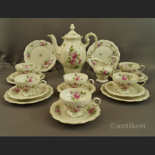 Rosenthal Pompadour serwis z różami do kawy 