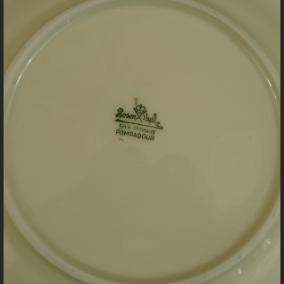 Rosenthal Pompadour serwis z różami do kawy 