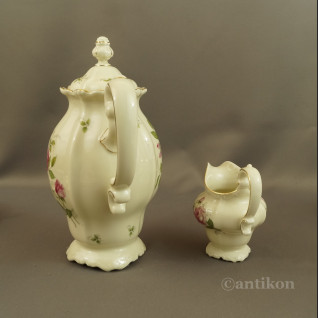 Rosenthal Pompadour serwis z różami do kawy 