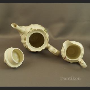 Rosenthal Pompadour serwis z różami do kawy 