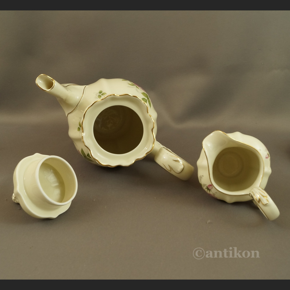 Rosenthal Pompadour serwis z różami do kawy 